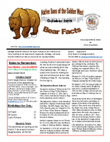 Bearfacts October 2019